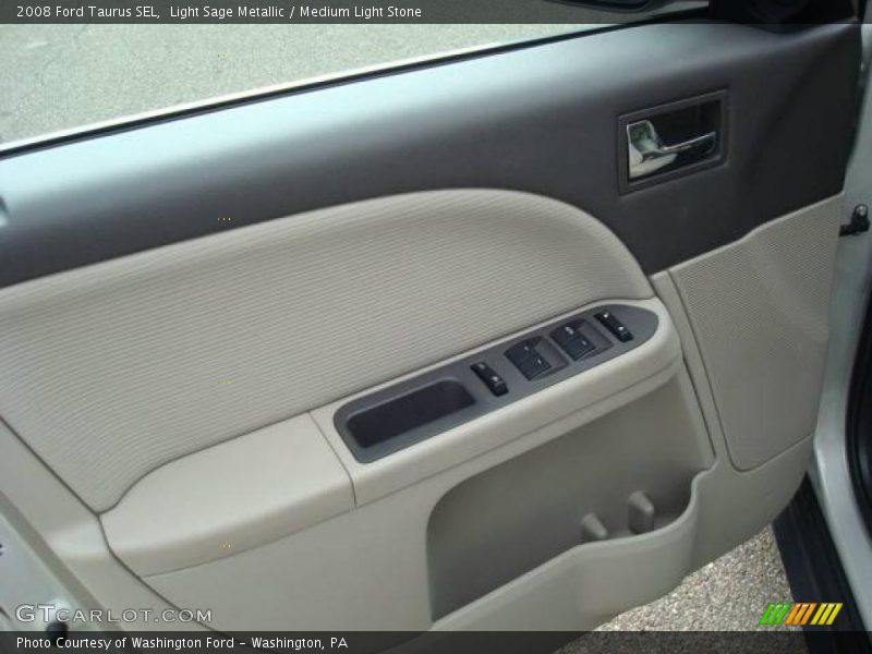 Light Sage Metallic / Medium Light Stone 2008 Ford Taurus SEL