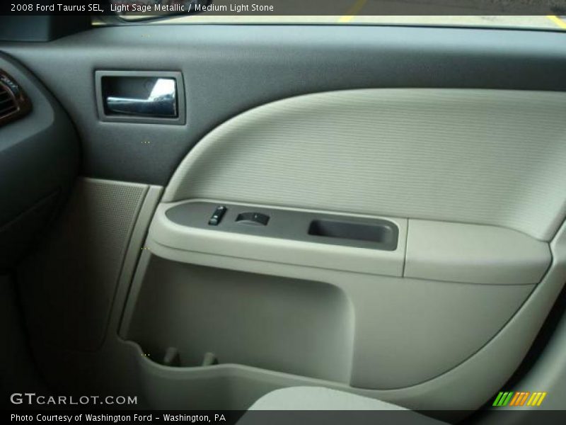 Light Sage Metallic / Medium Light Stone 2008 Ford Taurus SEL