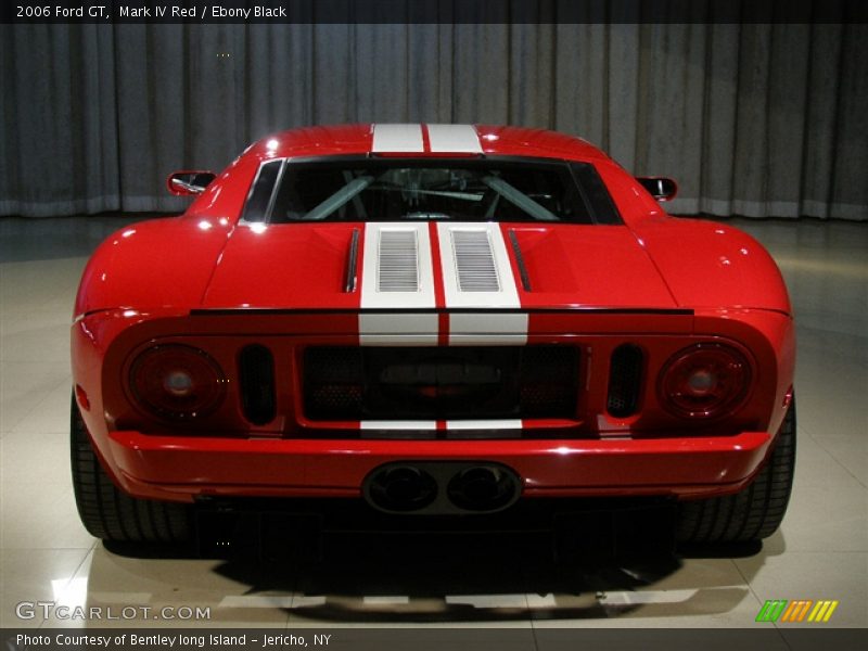 Mark IV Red / Ebony Black 2006 Ford GT