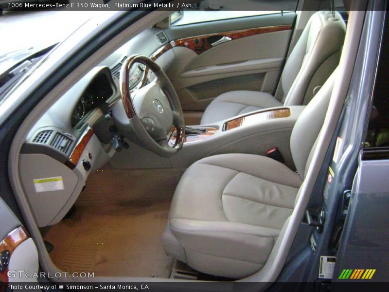 Platinum Blue Metallic / Ash 2006 Mercedes-Benz E 350 Wagon