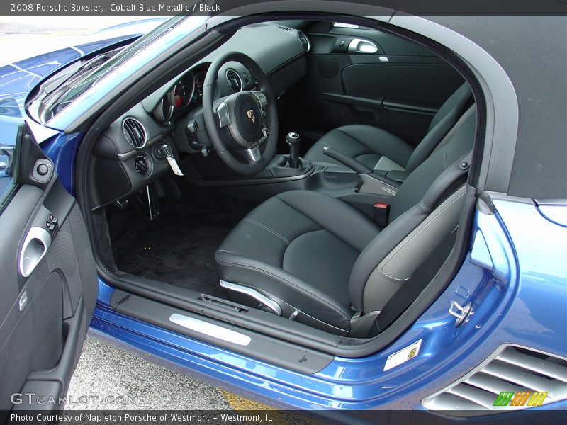 Cobalt Blue Metallic / Black 2008 Porsche Boxster