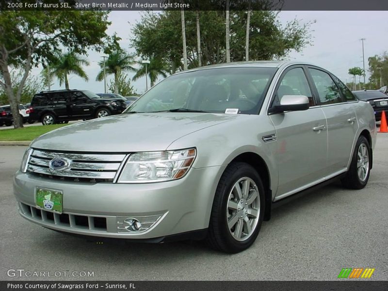 Silver Birch Metallic / Medium Light Stone 2008 Ford Taurus SEL