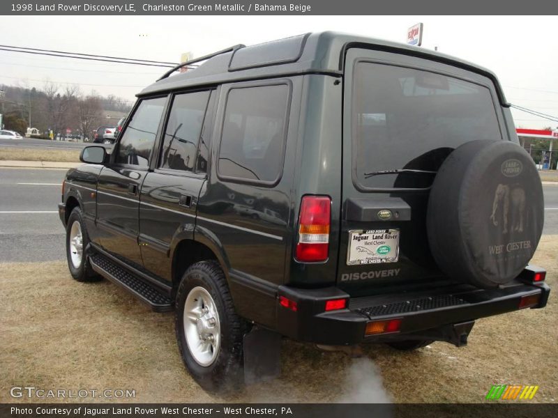 Charleston Green Metallic / Bahama Beige 1998 Land Rover Discovery LE