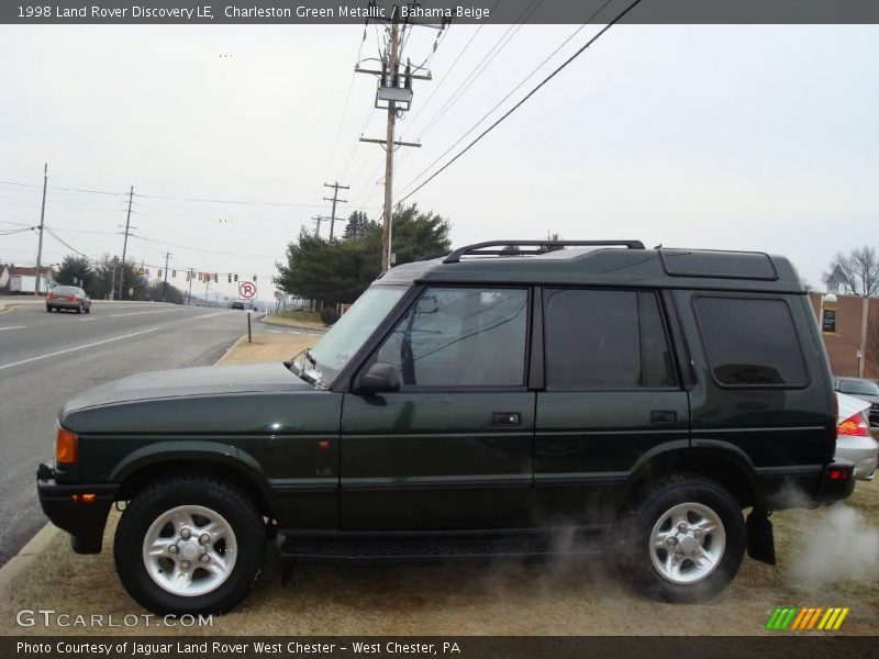 Charleston Green Metallic / Bahama Beige 1998 Land Rover Discovery LE