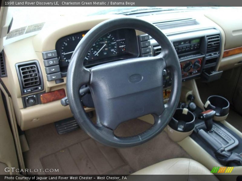 Charleston Green Metallic / Bahama Beige 1998 Land Rover Discovery LE