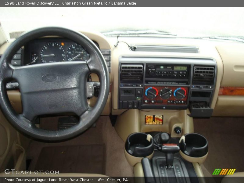 Charleston Green Metallic / Bahama Beige 1998 Land Rover Discovery LE