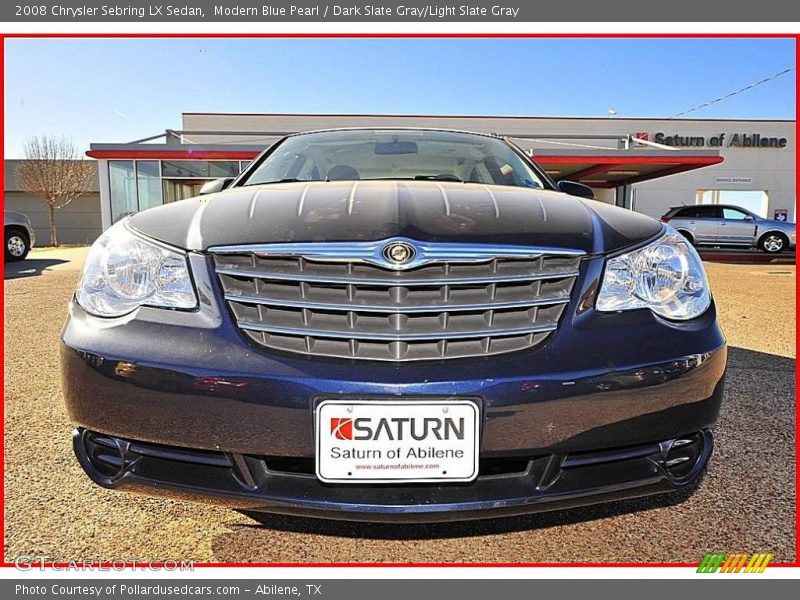 Modern Blue Pearl / Dark Slate Gray/Light Slate Gray 2008 Chrysler Sebring LX Sedan