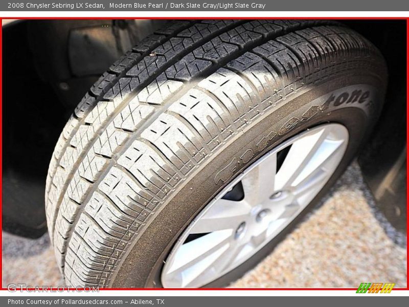 Modern Blue Pearl / Dark Slate Gray/Light Slate Gray 2008 Chrysler Sebring LX Sedan