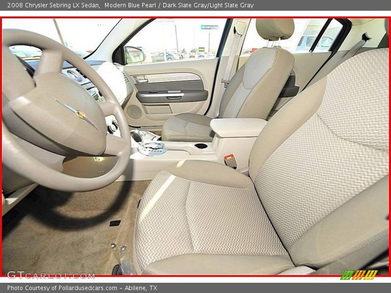 Modern Blue Pearl / Dark Slate Gray/Light Slate Gray 2008 Chrysler Sebring LX Sedan