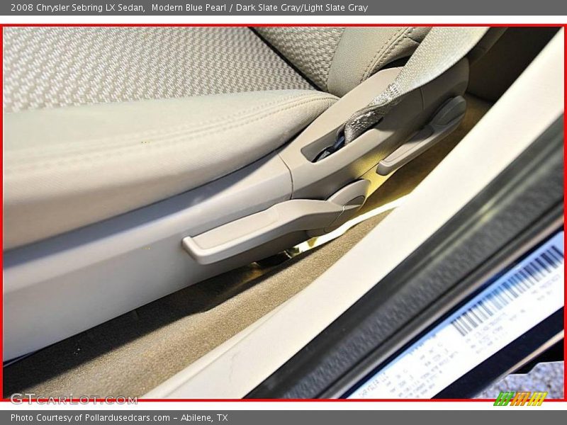 Modern Blue Pearl / Dark Slate Gray/Light Slate Gray 2008 Chrysler Sebring LX Sedan