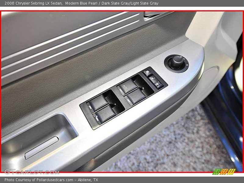 Modern Blue Pearl / Dark Slate Gray/Light Slate Gray 2008 Chrysler Sebring LX Sedan