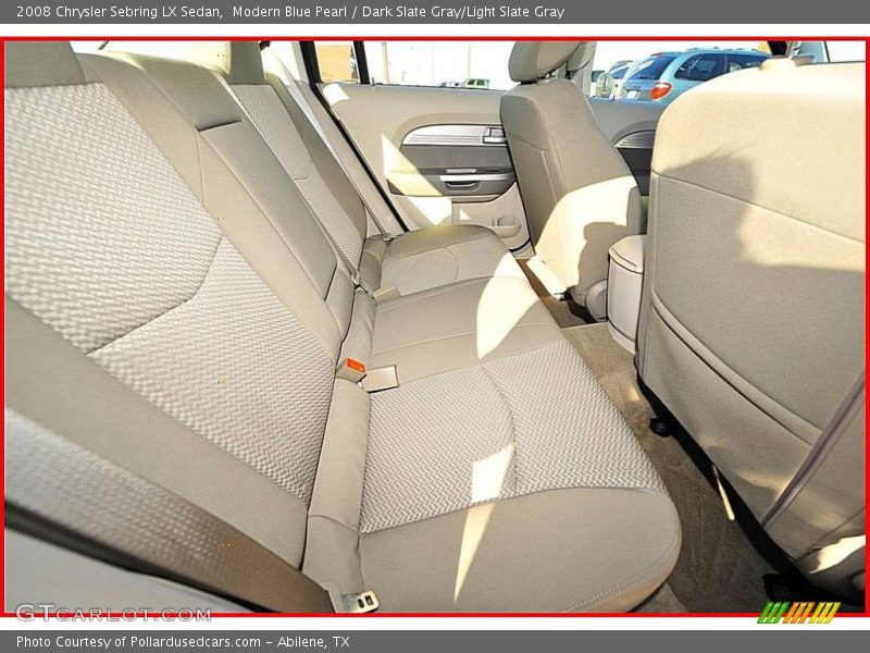 Modern Blue Pearl / Dark Slate Gray/Light Slate Gray 2008 Chrysler Sebring LX Sedan