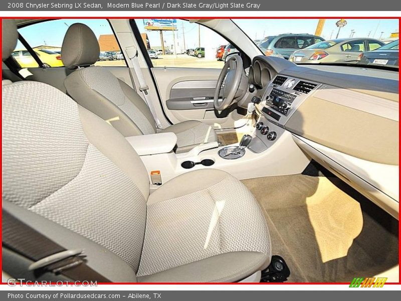 Modern Blue Pearl / Dark Slate Gray/Light Slate Gray 2008 Chrysler Sebring LX Sedan