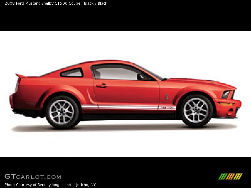 Black / Black 2008 Ford Mustang Shelby GT500 Coupe