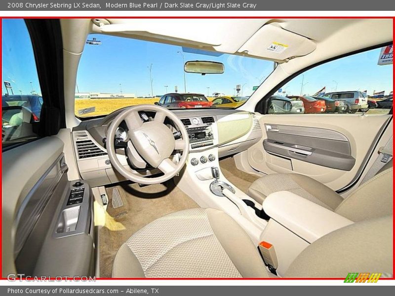 Modern Blue Pearl / Dark Slate Gray/Light Slate Gray 2008 Chrysler Sebring LX Sedan