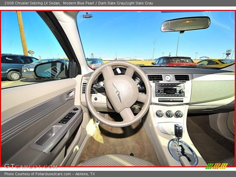Modern Blue Pearl / Dark Slate Gray/Light Slate Gray 2008 Chrysler Sebring LX Sedan