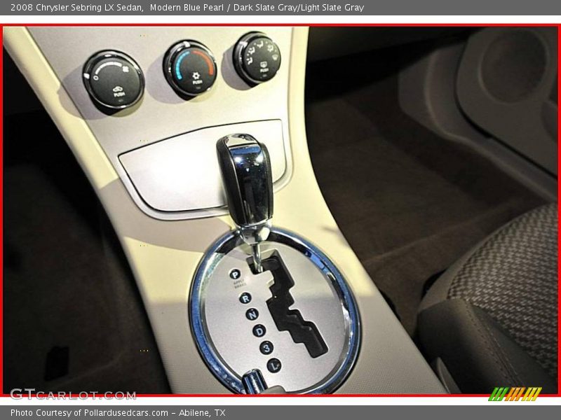 Modern Blue Pearl / Dark Slate Gray/Light Slate Gray 2008 Chrysler Sebring LX Sedan