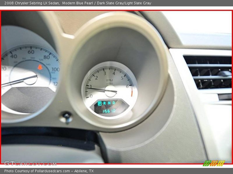 Modern Blue Pearl / Dark Slate Gray/Light Slate Gray 2008 Chrysler Sebring LX Sedan