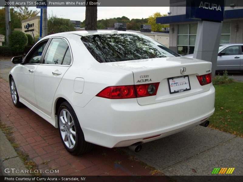 Premium White Pearl / Ebony 2008 Acura TSX Sedan