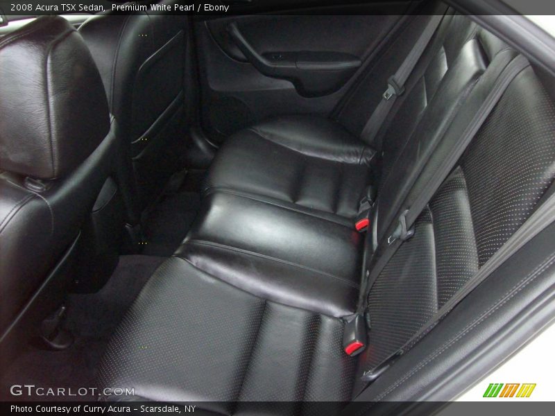 Premium White Pearl / Ebony 2008 Acura TSX Sedan