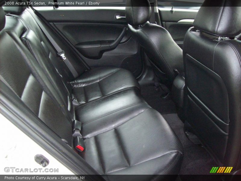 Premium White Pearl / Ebony 2008 Acura TSX Sedan