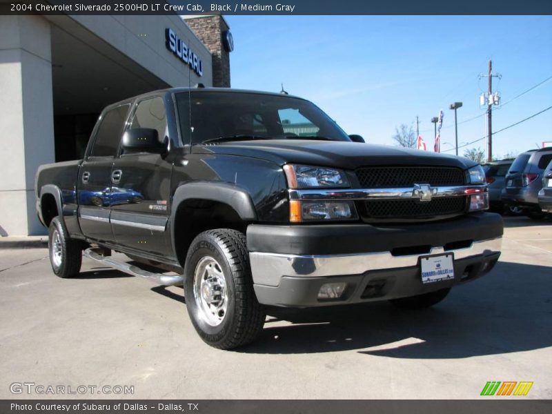 Black / Medium Gray 2004 Chevrolet Silverado 2500HD LT Crew Cab