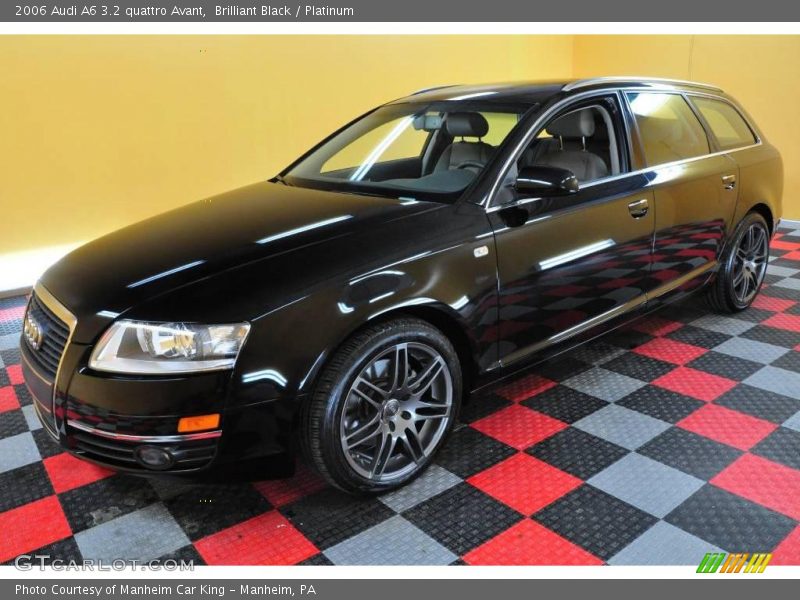 Brilliant Black / Platinum 2006 Audi A6 3.2 quattro Avant