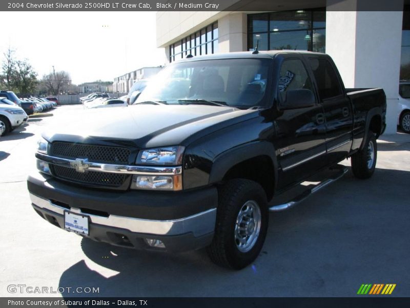 Black / Medium Gray 2004 Chevrolet Silverado 2500HD LT Crew Cab