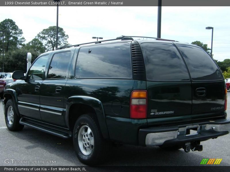 Emerald Green Metallic / Neutral 1999 Chevrolet Suburban C1500 LT