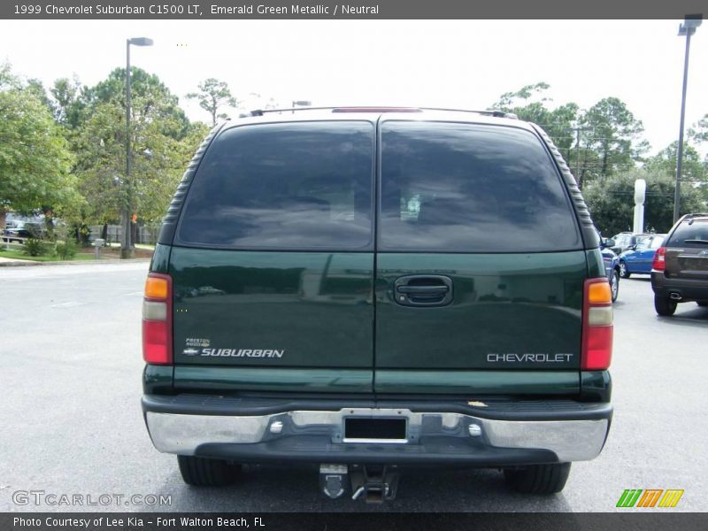 Emerald Green Metallic / Neutral 1999 Chevrolet Suburban C1500 LT