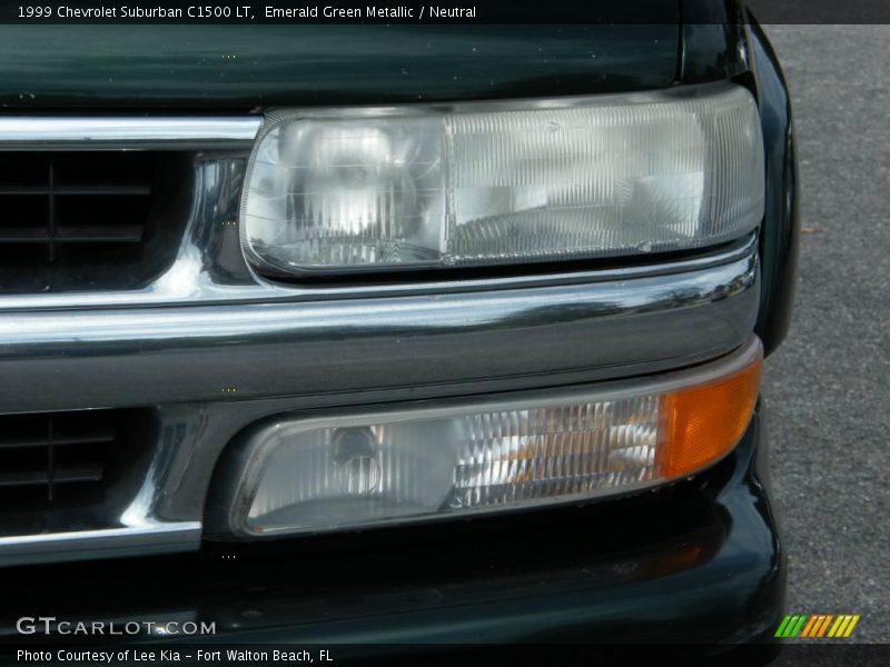 Emerald Green Metallic / Neutral 1999 Chevrolet Suburban C1500 LT