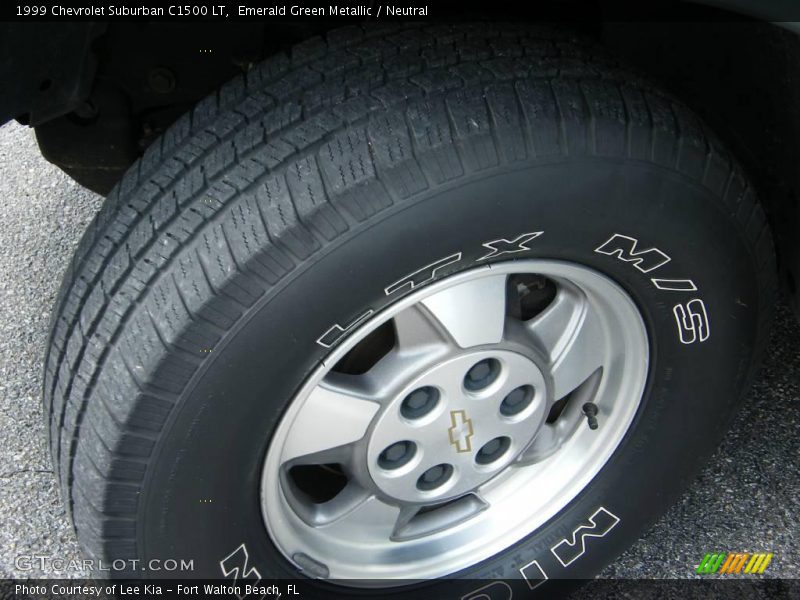 Emerald Green Metallic / Neutral 1999 Chevrolet Suburban C1500 LT