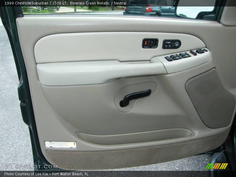 Emerald Green Metallic / Neutral 1999 Chevrolet Suburban C1500 LT