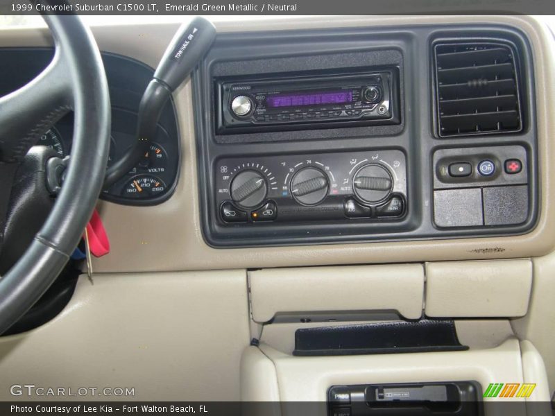 Emerald Green Metallic / Neutral 1999 Chevrolet Suburban C1500 LT