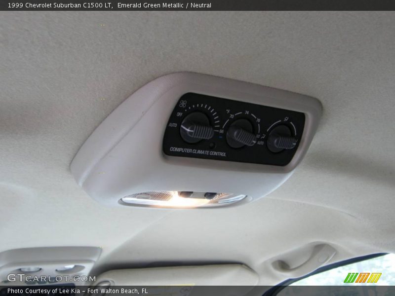 Emerald Green Metallic / Neutral 1999 Chevrolet Suburban C1500 LT