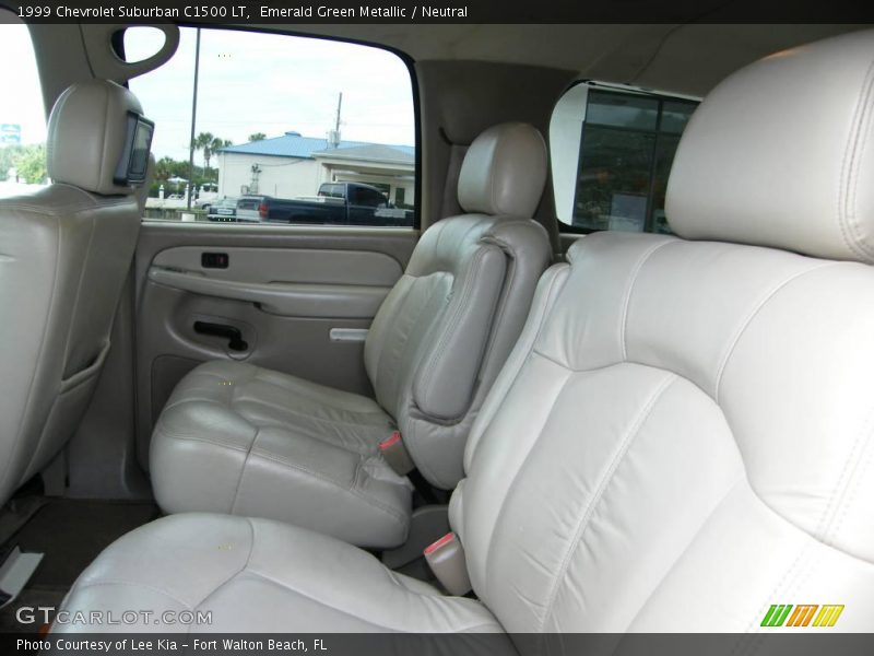 Emerald Green Metallic / Neutral 1999 Chevrolet Suburban C1500 LT
