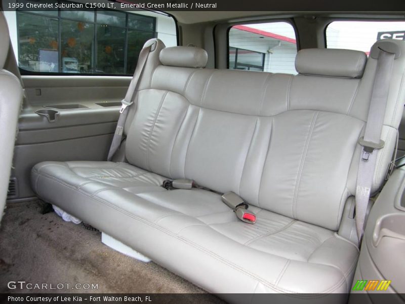 Emerald Green Metallic / Neutral 1999 Chevrolet Suburban C1500 LT