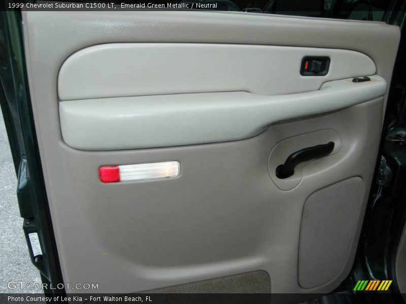 Emerald Green Metallic / Neutral 1999 Chevrolet Suburban C1500 LT
