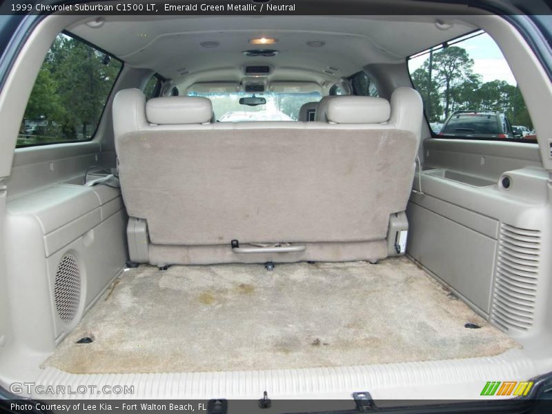 Emerald Green Metallic / Neutral 1999 Chevrolet Suburban C1500 LT