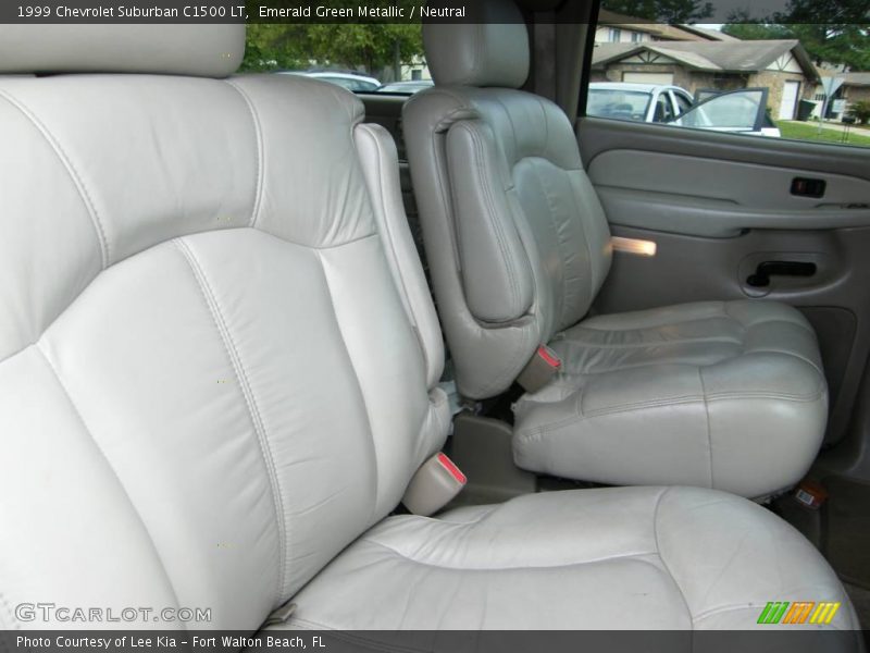 Emerald Green Metallic / Neutral 1999 Chevrolet Suburban C1500 LT