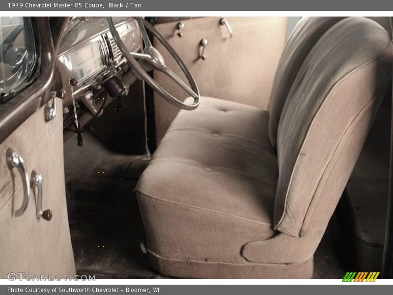 Black / Tan 1939 Chevrolet Master 85 Coupe