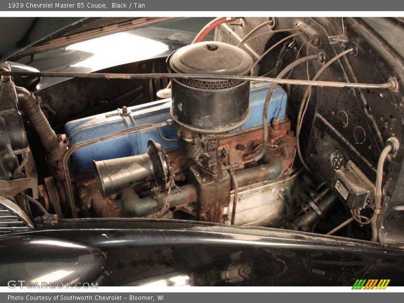 Black / Tan 1939 Chevrolet Master 85 Coupe