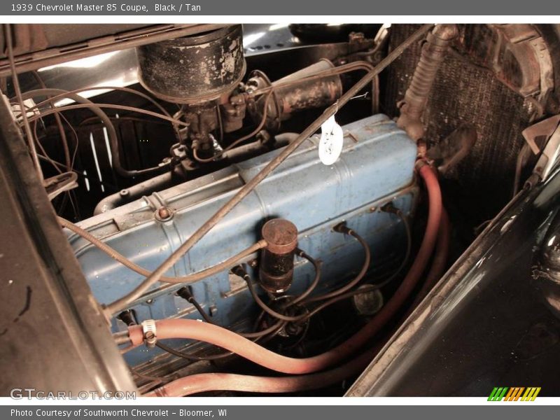 Black / Tan 1939 Chevrolet Master 85 Coupe