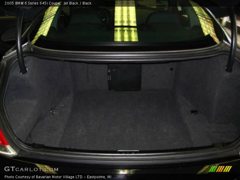 Jet Black / Black 2005 BMW 6 Series 645i Coupe