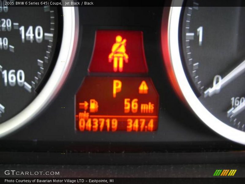 Jet Black / Black 2005 BMW 6 Series 645i Coupe