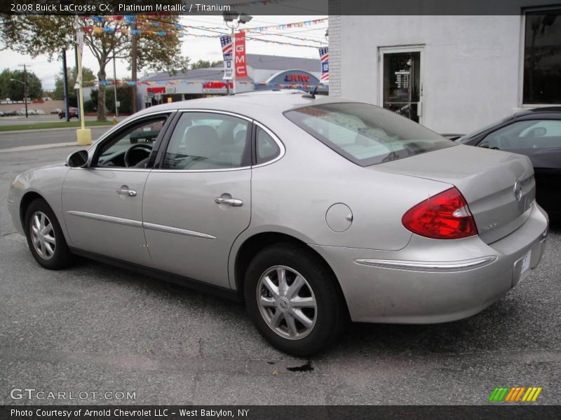 Platinum Metallic / Titanium 2008 Buick LaCrosse CX