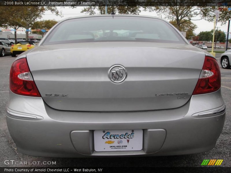 Platinum Metallic / Titanium 2008 Buick LaCrosse CX