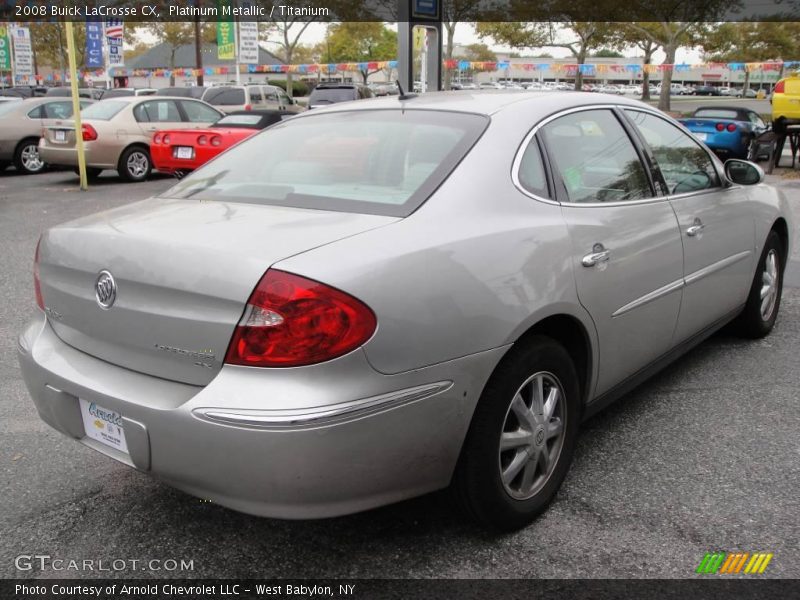 Platinum Metallic / Titanium 2008 Buick LaCrosse CX