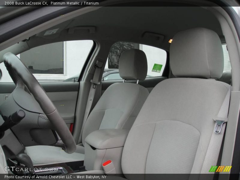 Platinum Metallic / Titanium 2008 Buick LaCrosse CX