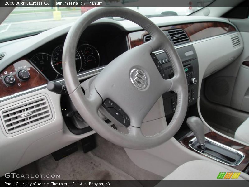Platinum Metallic / Titanium 2008 Buick LaCrosse CX